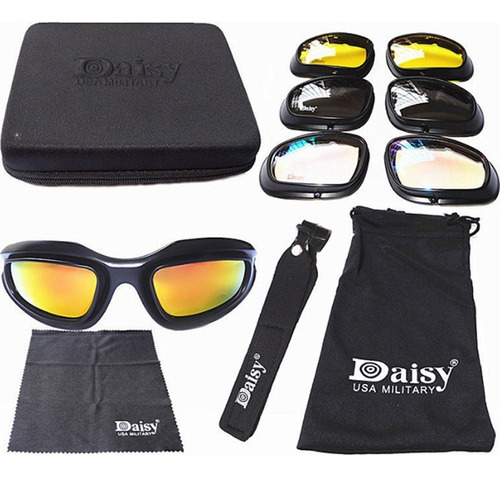 9pcs Daisy C5 Field - Gafas De Espejo A Prueba De Balas