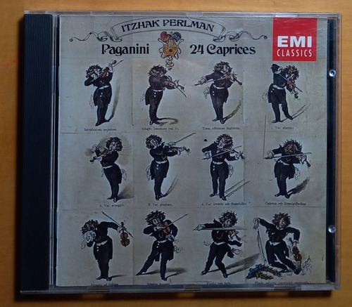 Paganini 24  Caprichos Itzhak Perlman Violin