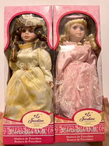 Muñeca de porcelana online le jardine precio