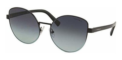 Lentes De Sol - Tiffany Tf 3068 Black-blue Shaded 56-18-140 