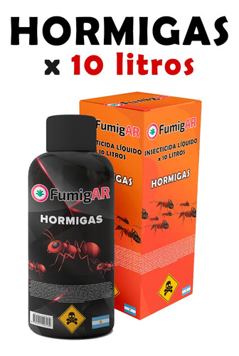 Insecticida Veneno Para Hormigas Mata Rojas Negra X10 Litros