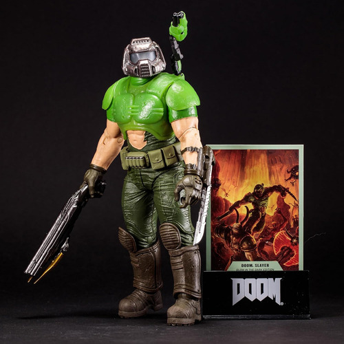 Mcfarlane Doom Slayer Classic Glow In The Dark Edition Sella