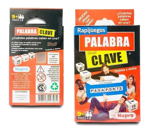 Rapijuegos - Palabra Clave - Cartas - Nupro