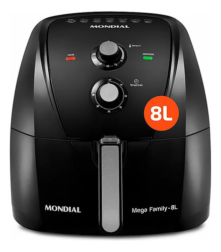 Fritadeira Mondial Air Fryer 8l Afn-80-fb 1900w 110v Outlet