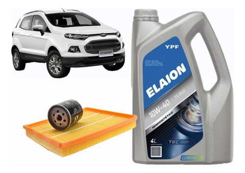 Aceite Elaion F30 Ts1040 + Filtros Ford Ecosport Kinetic 2.0