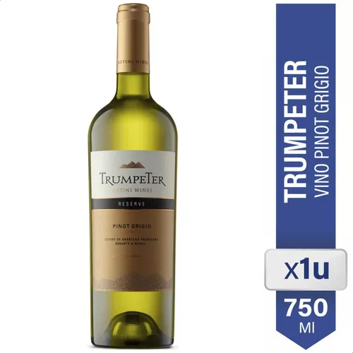 comprar Vino Trumpeter Reserve Pinot Grigio 750ml Blanco