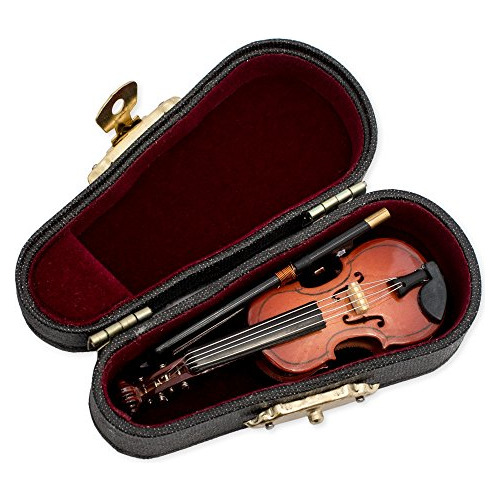 Réplica En Miniatura De Instrumento Musical De Violín Con Es