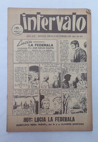 Historieta Comic Antigua ** Intervalo ** N° 916  