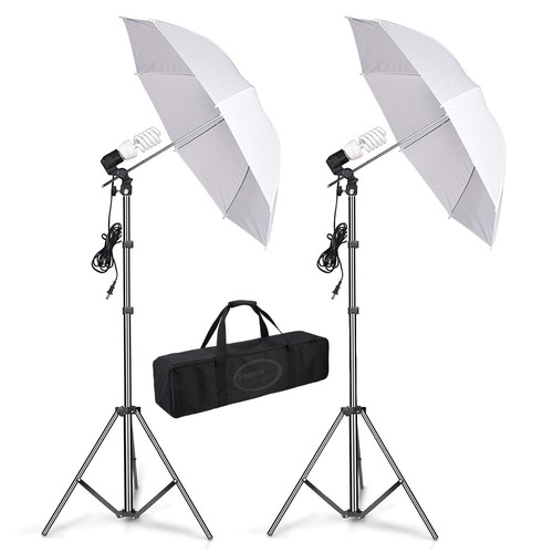 Kit Iluminación Continua De Estudio Fotográfico Trípode X2 