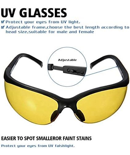 Detector De Orina De Mascotas Uv Black 100 Led Flashlite Par