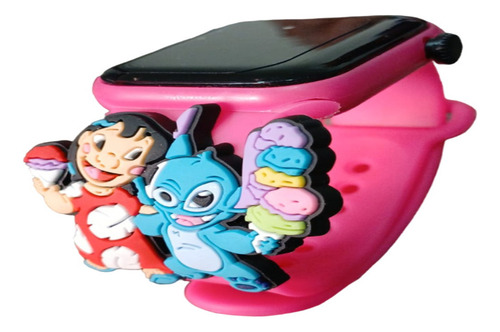 Relógio Digital Infantil Lilo & Stitch Resistente À Água-rs