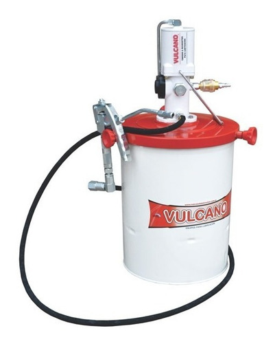 Engrasador Neumático Para Cubetas Cap 20 Kg. Vulcano Grasera