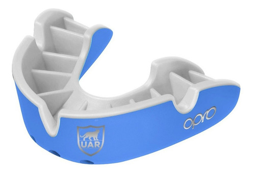 Imagen 1 de 3 de Protector Bucal Rugby Opro Silver Uar Pumas