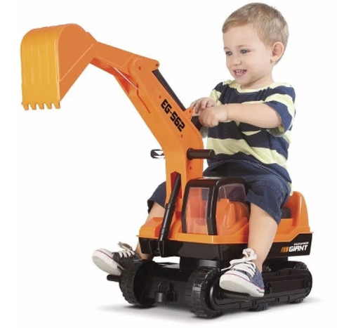 Trator Escavadeira Gigante Infantil Giant Escavator Roma