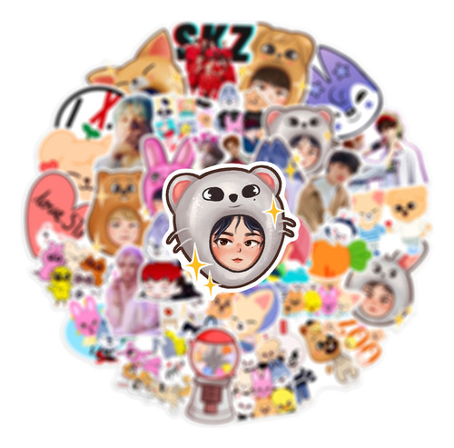 - Pegatinas De Dibujos Animados Kpop Stray Kids Skzoo,