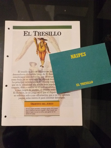 Juego El Tresillo Instrucción Con Anotador Fournier Español. (Usado)