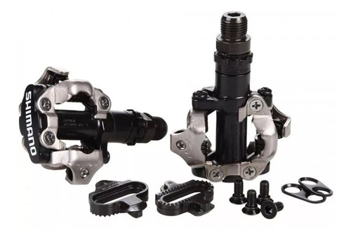 Pedal Shimano Mtb Pd-m520 Preto Com Taquinho