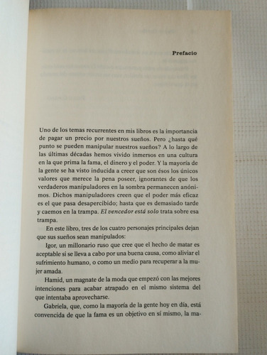 Libro El Vencedor Está Solo Paulo Coelho V (Usado)