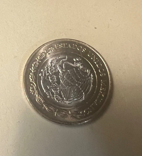 Moneda $10 Calendario Azteca Sin Circular (Usado)