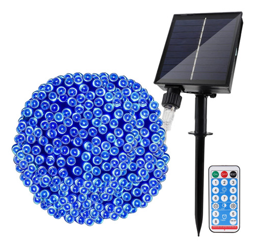 Jimacro Guirnalda De Luces Solares Para Jardin, 72.2 ft/72 P