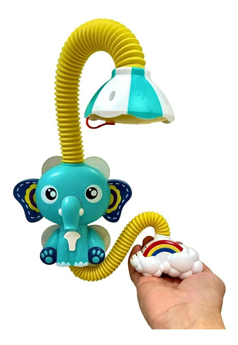 Chuveiro Brinquedo De Banho Bebê Infantil Elétrico Elefante
