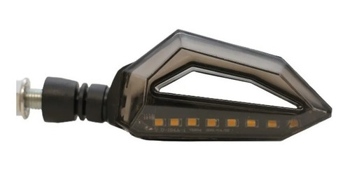 Imagen 2 de 7 de Kit Faros Giro Moto Universal Ambar Secuencial 12v 5w 1500lm