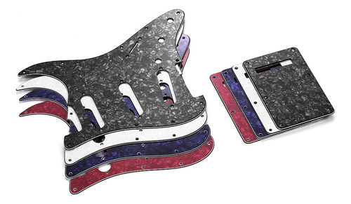 Set De Pickguard Para Guitarra Eléctrica Sss Con Tornillos Y