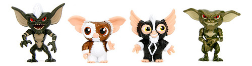 Gremlins 4 Figuras Gizmo Mohawk Stripe 100% Metal Jada