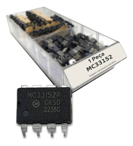 10x Circuito Integrado Mc33152p = Mc 33152 P - Dip8