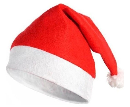 Gorro Navideño Liso Papa Noel Navidad