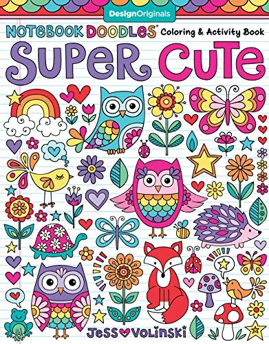 Notebook Doodles Super Cute Coloring  Y  Activity Book (desi