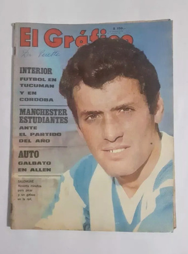 El Gráfico 2555 San Martín Tucuman 1 Boca 0 , Estudiantes (Usado)