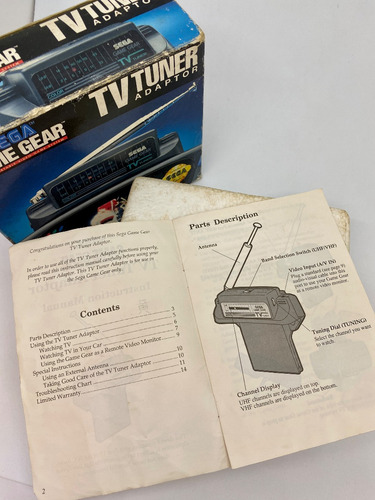 Caixa Tv Tuner Sega Game Gear