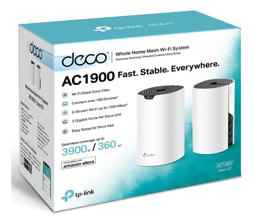 Deco S7 Sistema Wi-fi Mesh Para Todo El Hogar Tp-link Ac1900