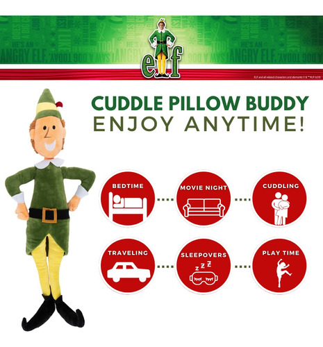 Juego De Cama De Felpa Suave Buddy The Elf Tamaño Único