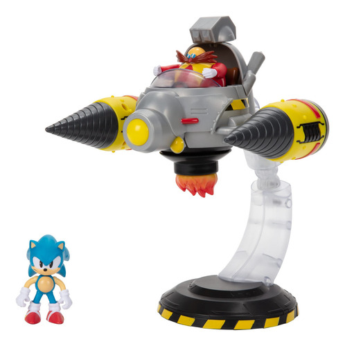 Sonic The Hedgehog Egg Mobile Battle Set Con Figuras De Acc.