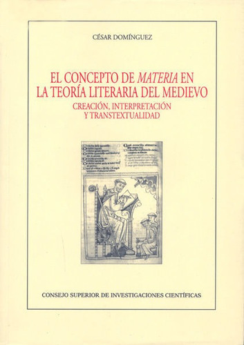 Concepto De Materia En La Teoria Literaria Del Medioevo,e...