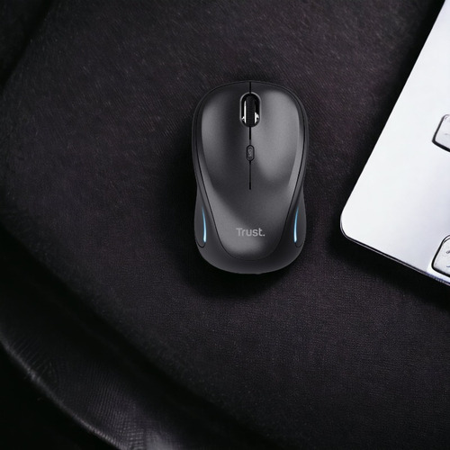 Mouse Inalambrico Trust Yvi Fx Retroiluminado Black 22333-03