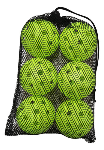 2 X 6 Bolas De Pickleball De Tamaño Oficial, Duraderas,