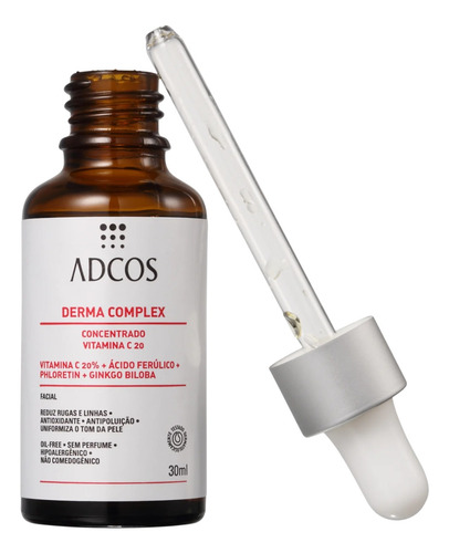 Adcos Derma Complex Vitamina C 20 Sérum 15ml 15g Vegan