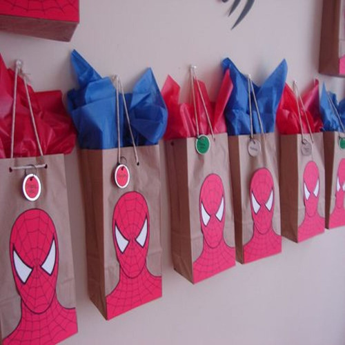 Bolsas De Papel Para Sorpresitas Personalizadas De Spiderman