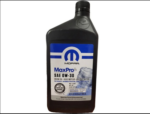 Aceite Para Motor 0w30 Sintetico Mopar