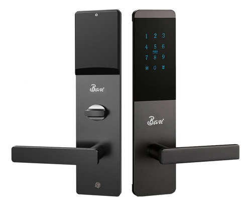 Cerradura Inteligente Para Hotel Ttlock Negra Derecha Bari
