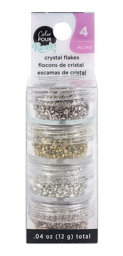 Escamas De Cristal Color Pour Para Decoración