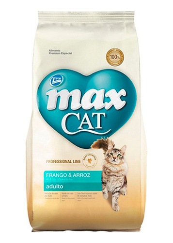 Max Cat Adulto Frango Arroz 3kg