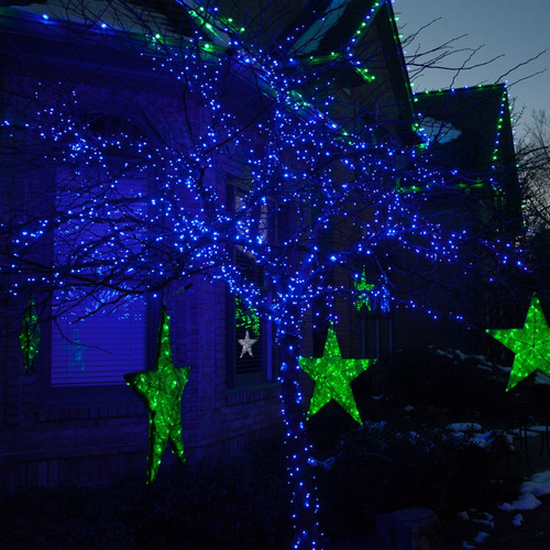 Mini Set De Luces Led Navidad 0.5 Cm Interiores Exteriores