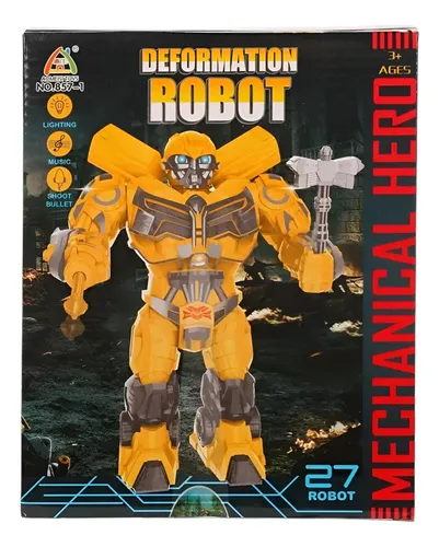 Juguete Robot De Deformación Bumblebee Héroe Mecánico C4011