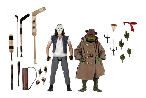 Neca Teenage Mutant Ninja Turtles Casey Jones & Raphael 