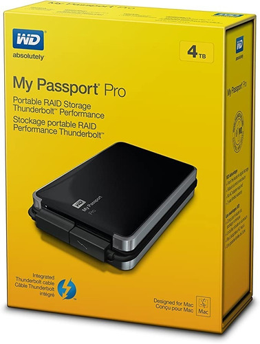 Disco Duro Wd My Passport Pro 4tb Thunderbolt