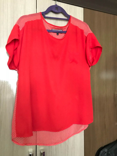 Blusa Gasa Coral